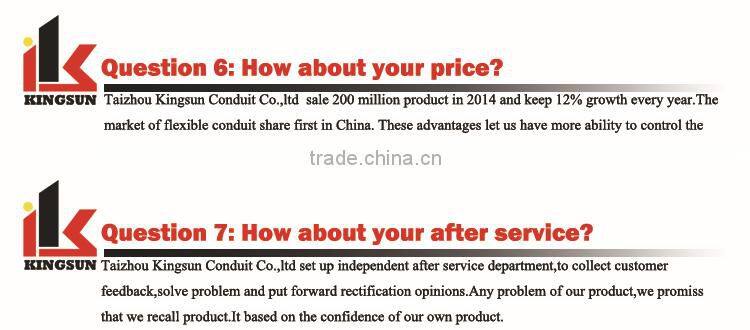 Stainless steel 304/201 flexible metal conduit