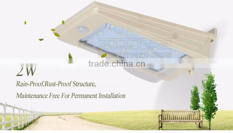 2w wall mounted industrial modern solar wall light lamp lights