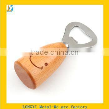 Custom wooden bottle opener