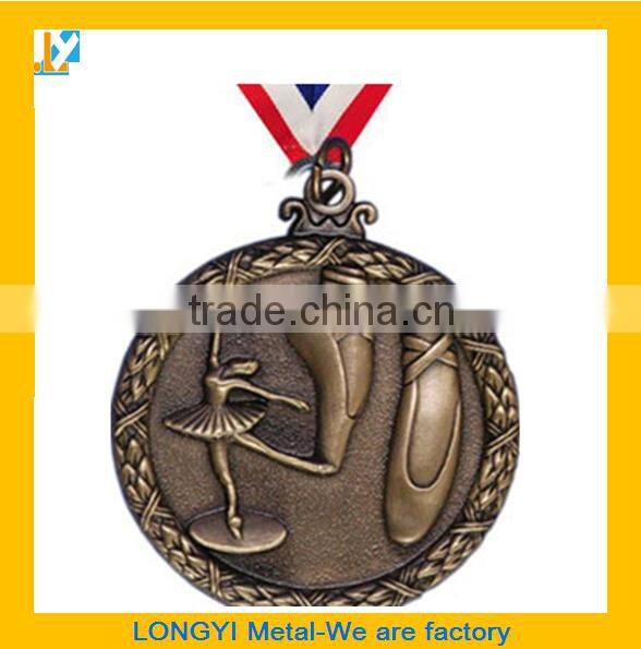 Cheap Dance medals/Metal award for dance