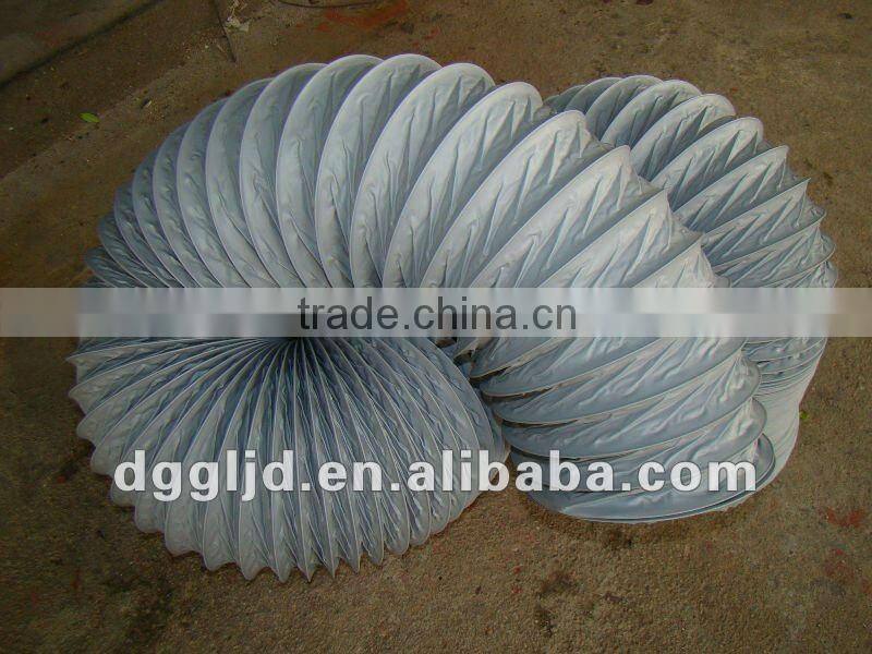 Flexible PVC ventilation air duct