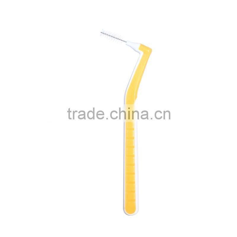 Soft Flexible Adjustable Rubber Handle Interdental Cleaning Brush