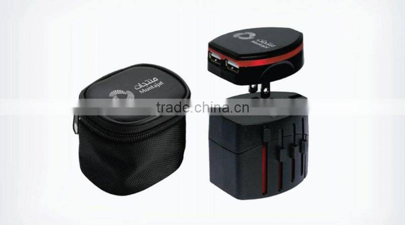 Universal travel charger Multi function switch socket gift promotion item Global travel switch plug