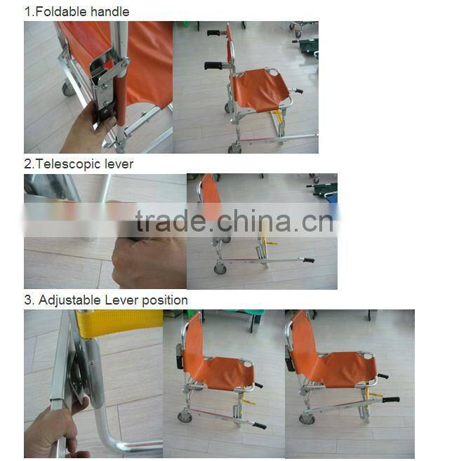 NFS33 foldable stair wheelchair stairlift, Stretcher Chair