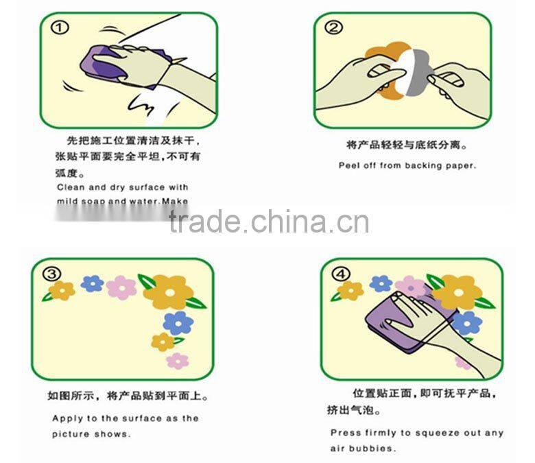 3d animal Stereoscopic wall sticker for kids room decoration