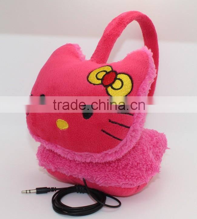 Animal cute Headphone for Winter high quality headphones earphone for girls