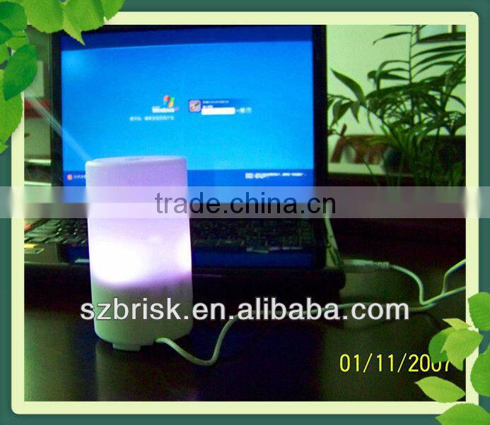 USB Air Humidifier Purifier Aroma Diffuser Vaporizer Freshener LED Light
