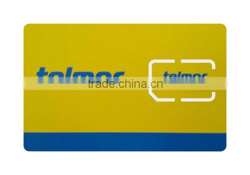 Ali hotsell Blank white SIM Card for Telecom and Operator