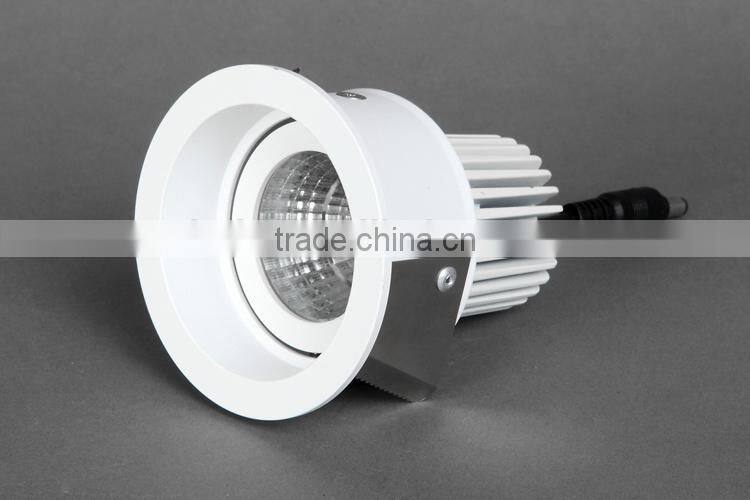 6w 7w recessed cob led downlight for commercial lighting
