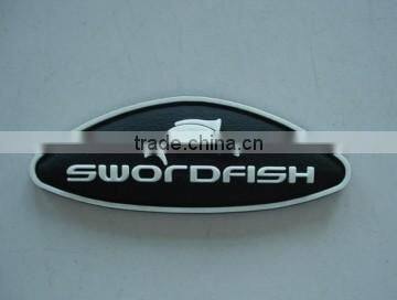 Warning Sign garment pvc badge silicone label pvc patch