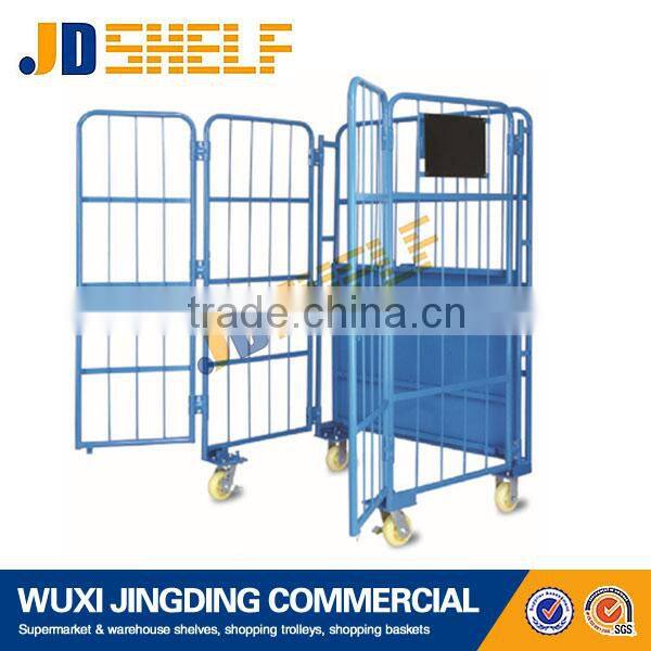 pushing movable dog show trolley