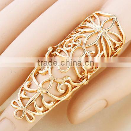 Top Quality Long Hollow knuckle ring for women