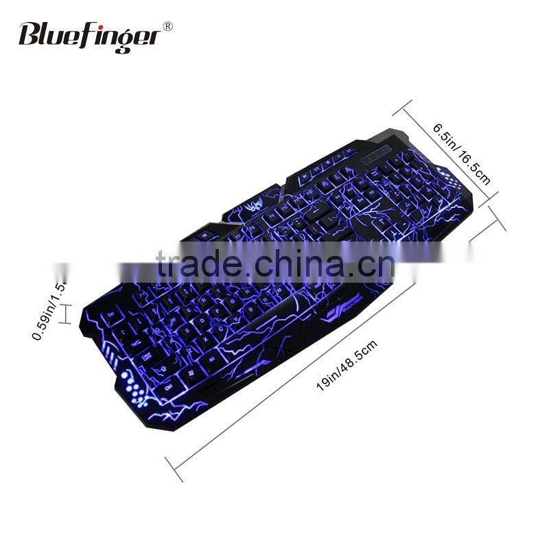 2015 topset USB Wired game keyboard with backlit for Christmas