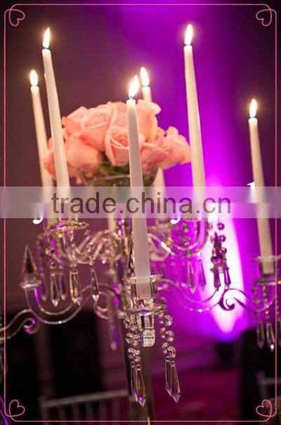 decorative crystal table candlestick wedding