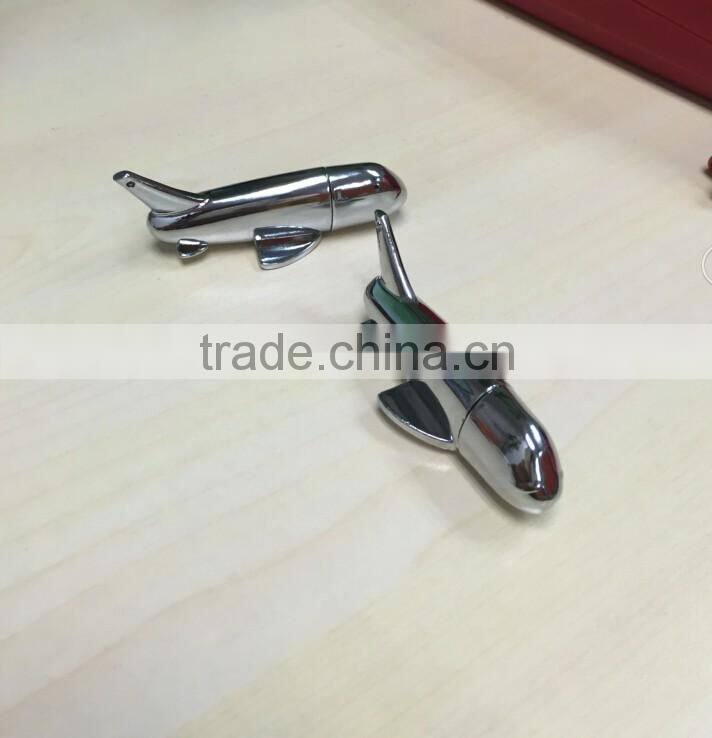 custom metal airplane usb flash drive
