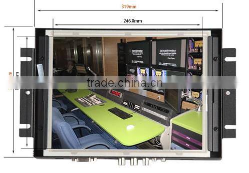 24 inch LED open frame digital ads video loop player TV