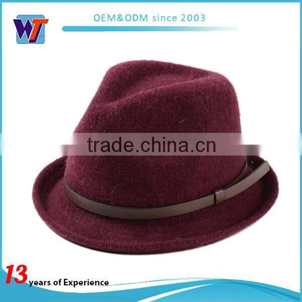 Hotsale fashion man's classic fedora hat