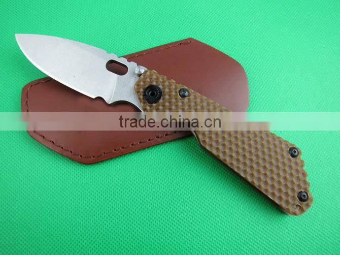 OEM Fast Delivery D2 blade knife sand g10 handle knife outdoor survival knife UD401343