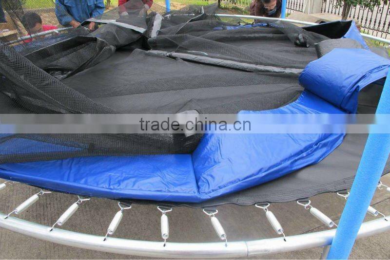 Cheap Kids Outdoor Gymnastics Spring 14ft Trampolines And Safety Net