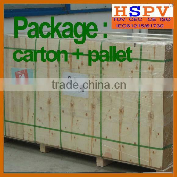 300w Monocrystalline156*156mm cells Pv Panel