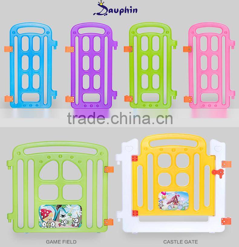 See larger image 8 Panels Saftey Game Playpen Kids Plastic Playpen European Standard Fence Baby Indoor Game Baby Playpen