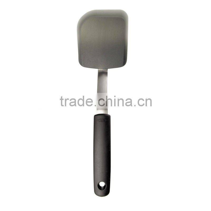 Useful Names of Silicone Kitchen Utensils Turner with Stainless Steel Connection