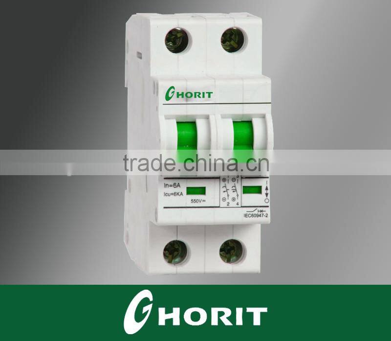 European Market Solar Power 2 Phase 415v DC Breaker
