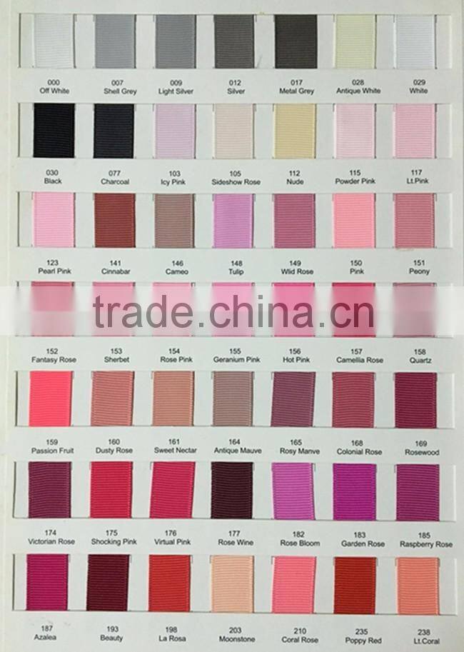 Wholesale 100% Polyester 7/8 inch Grosgrain Ribbon