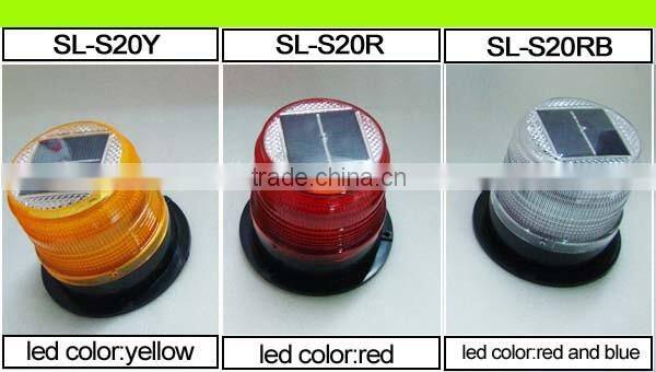 6pcs LED light control solar road solar warning light