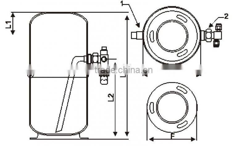 Good Quality Liquid Receiver For Stored Refrigerant