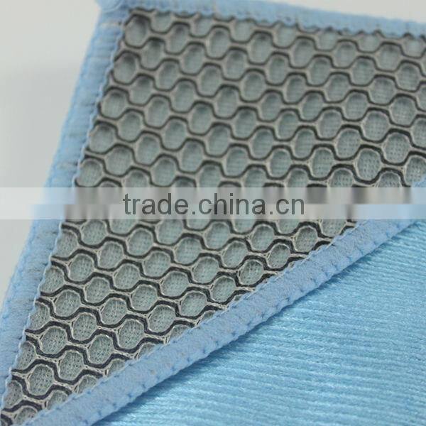 China Export high density OEM glass cleaning cloth
