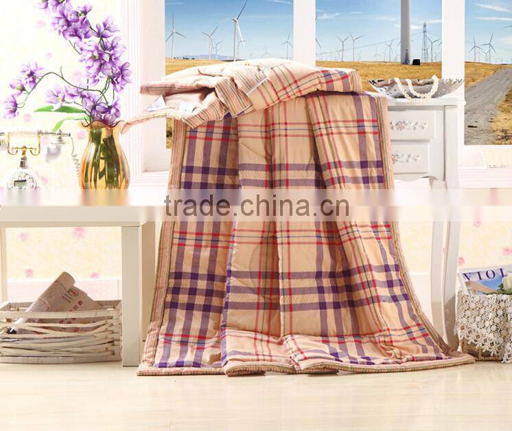 King colorful hotel quilted bedspread/cheap hotel bedding/flame retardant bedding sheet set for sale