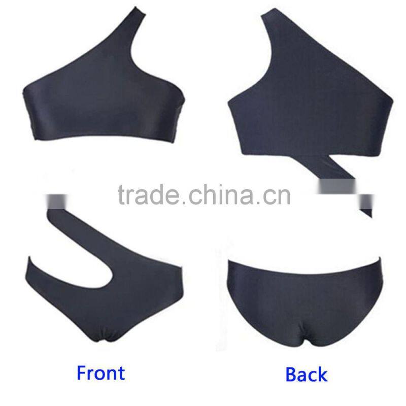 New Sexy Women&Lady's One-Piece Swimwear Bandage Monokini Swimsuit Bikini Black