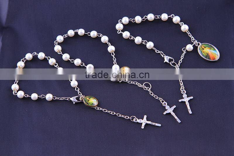 natural pearl price catholic rosary bracelet