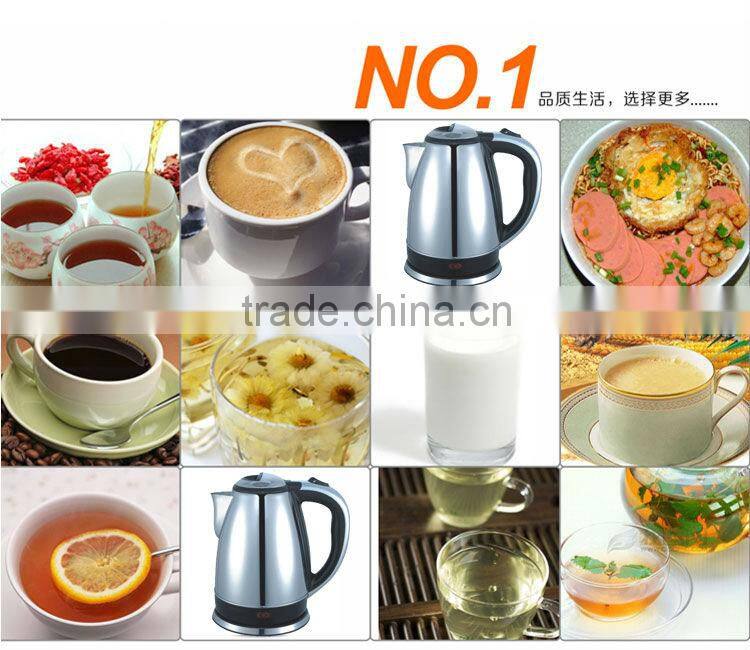 electric fast best stainless steel kettle kitchen home appliance 1.8L used stainless steel appliances