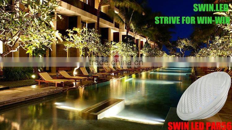 dimmable high quality waterproof IP68 best price led par64 light swimming pool light