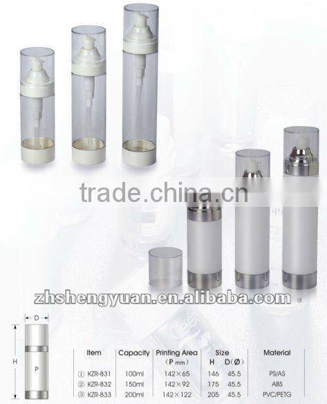 airless lotion bottles with spray pump