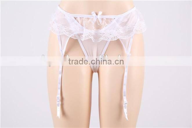 Hot wholesale mature women underwear garter panties made in china