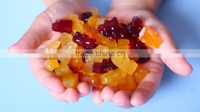 FDA food grade non stick bear jelly sweet wholesale silicone candy molds