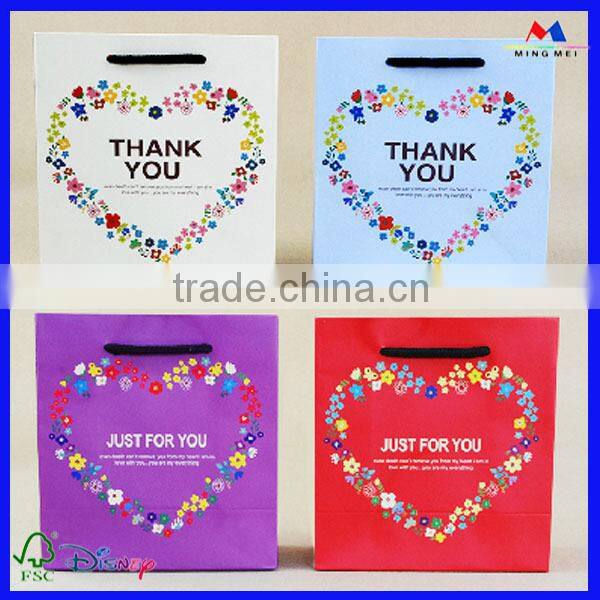 Hot new products for 2015 branded paper bag, design shopping bags Dongguan paper bag supplier
