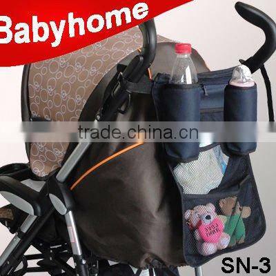 Cheap baby stroller hanging mesh bag