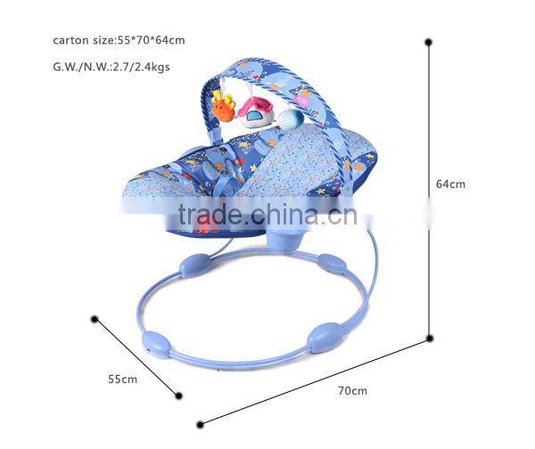adjustable OEM fabric bouncer baby bouncer rocking chair