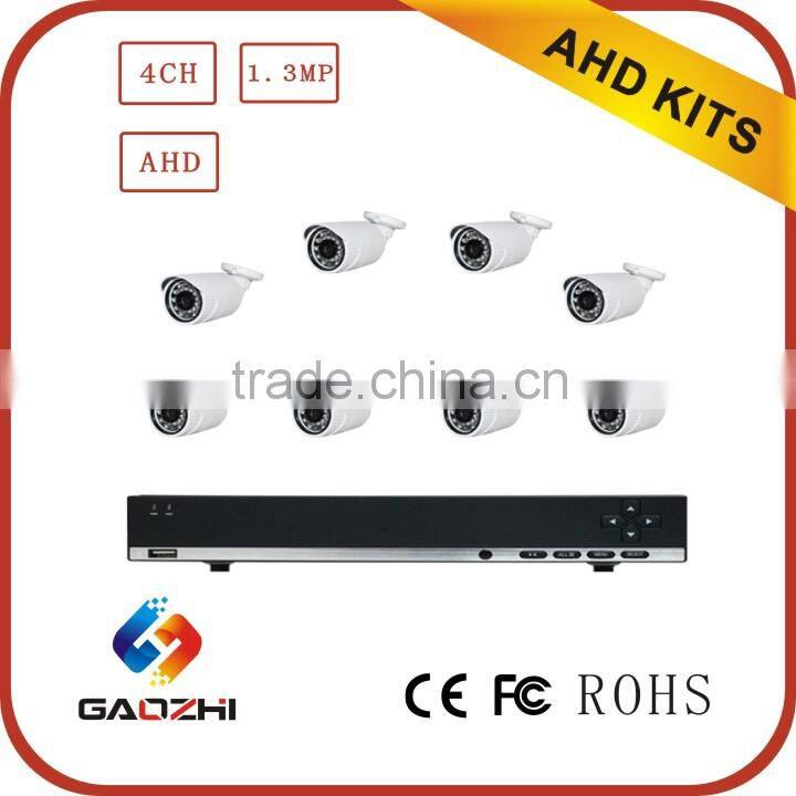 h 264 onvif microphone p2p 8ch CCTV kits