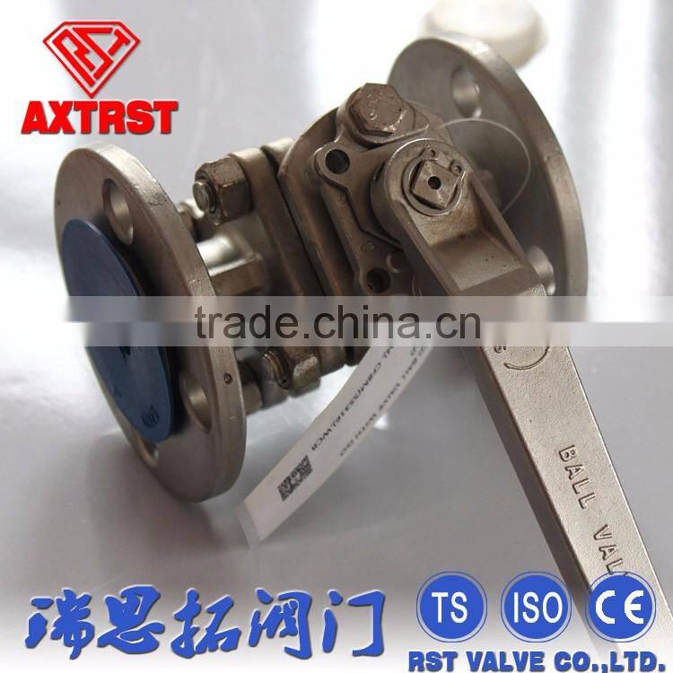 API 2pc Stainless Steel Normal temperature flange ball valve