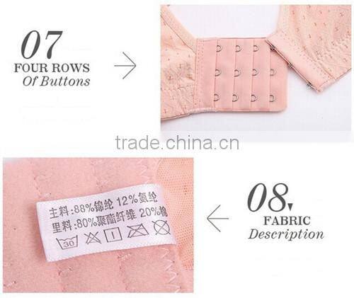 Factory Direct Sale High Quality Women Sexy Sport Bar, Vest Bra, Wholesale Push Up Bra