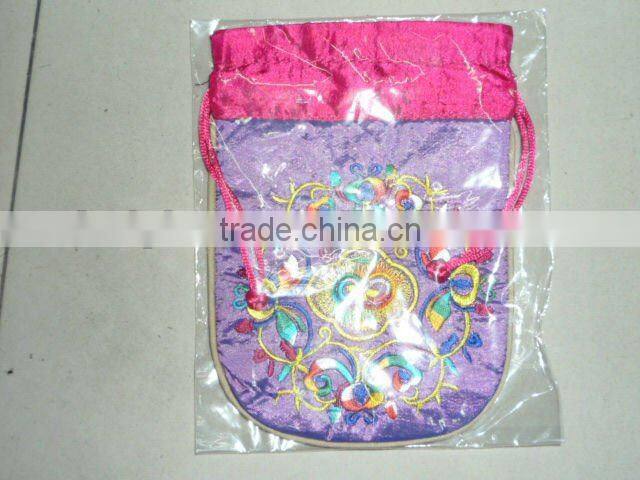 embroidery cosmetic bag