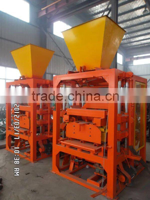 QHL4-25 china low cost hollow block machine for Argentina
