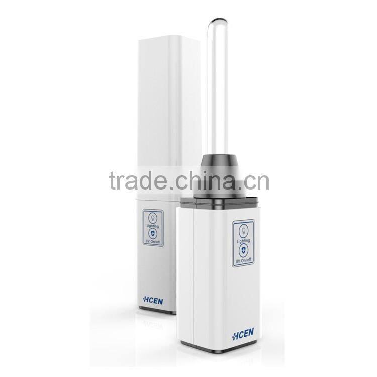 Small power portable ultraviolet water sterilizer for bottled water