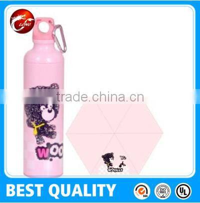 8 Pannels 0%Wine Umbrella 3 Fold Umbrella Advertising Wine Bottle Shape Umbrella