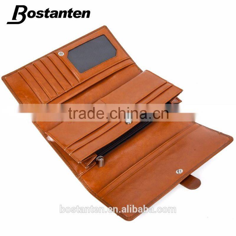 wholesale women vintage leather purse wallet hand bag clutch wallet